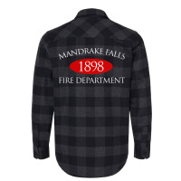 Mandrake Falls Fire Department Flannel Shirt | Artistshot