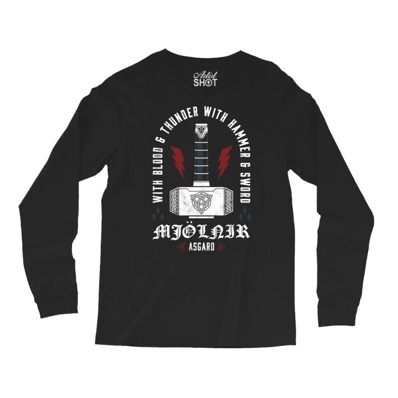 God Of Thunder   Norse Mythology Long Sleeve Shirts | Artistshot