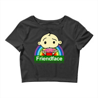 Friendface   A Petri Dish Of Friendship Germs Crop Top | Artistshot