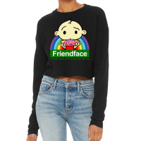 Friendface   A Petri Dish Of Friendship Germs Cropped Sweater | Artistshot