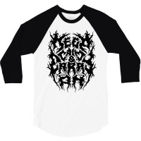 Keep Calm   Grunge Aesthetic   90s Black Metal 3/4 Sleeve Shirt | Artistshot