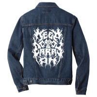 Keep Calm   Grunge Aesthetic   90s Black Metal 1 Men Denim Jacket | Artistshot