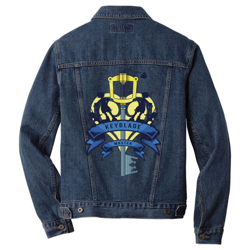 Keyblade Men Denim Jacket by legohtashyap | Artistshot