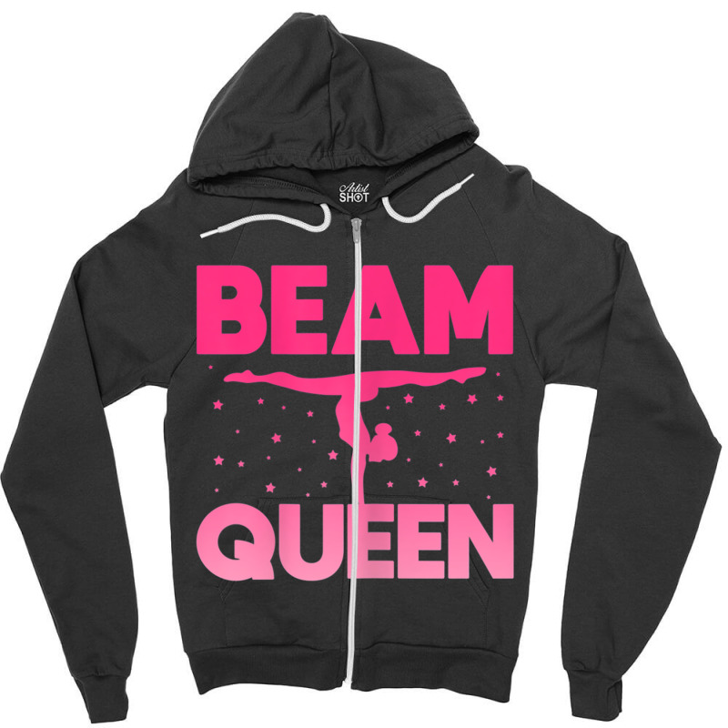 Beam Queen Gymnastics Gymnasts Handstand T Shirt Zipper Hoodie by mauthe | Artistshot