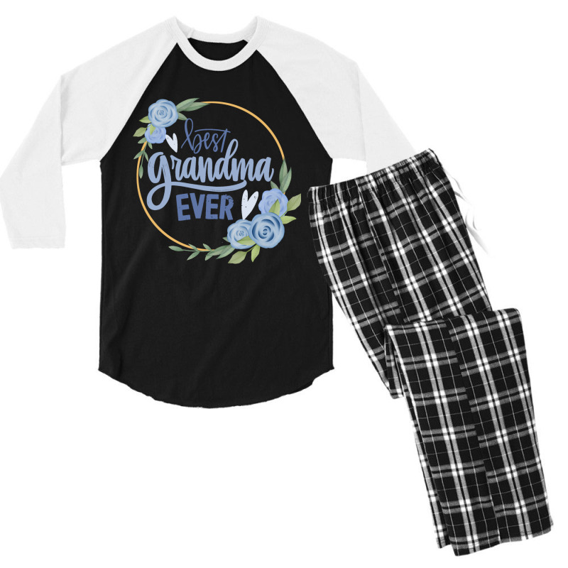 Best Grandma Men's 3/4 Sleeve Pajama Set | Artistshot