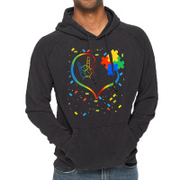 Autism Awareness Special Ed Teacher Asl Sign Language Vintage Hoodie | Artistshot