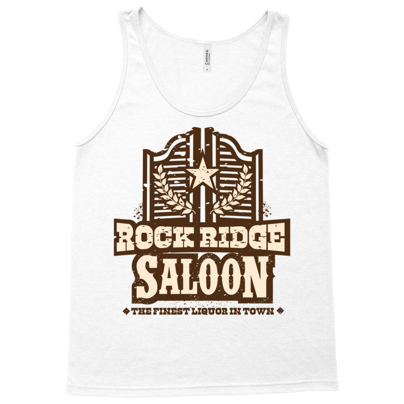 Rock Ridge Saloon Tank Top by enzycahojen | Artistshot