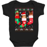 Funny Ugly Christmas Siberian Cat Lovers Cat Owner T Shirt Baby Bodysuit | Artistshot