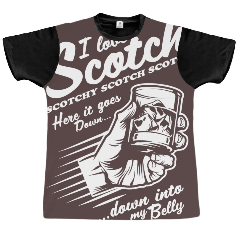 Ron Burgundy I Love Scotch   Scotchy Scotch Scotch Graphic T-shirt by enzycahojen | Artistshot