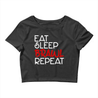 Eat Sleep Brawl Repeat Gamer Gamer Game Kinder Star T Shirt Crop Top | Artistshot