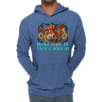 Heifer Sunflower Wanna Tuck That Back In Western Farm Animal T Shirt Lightweight Hoodie | Artistshot