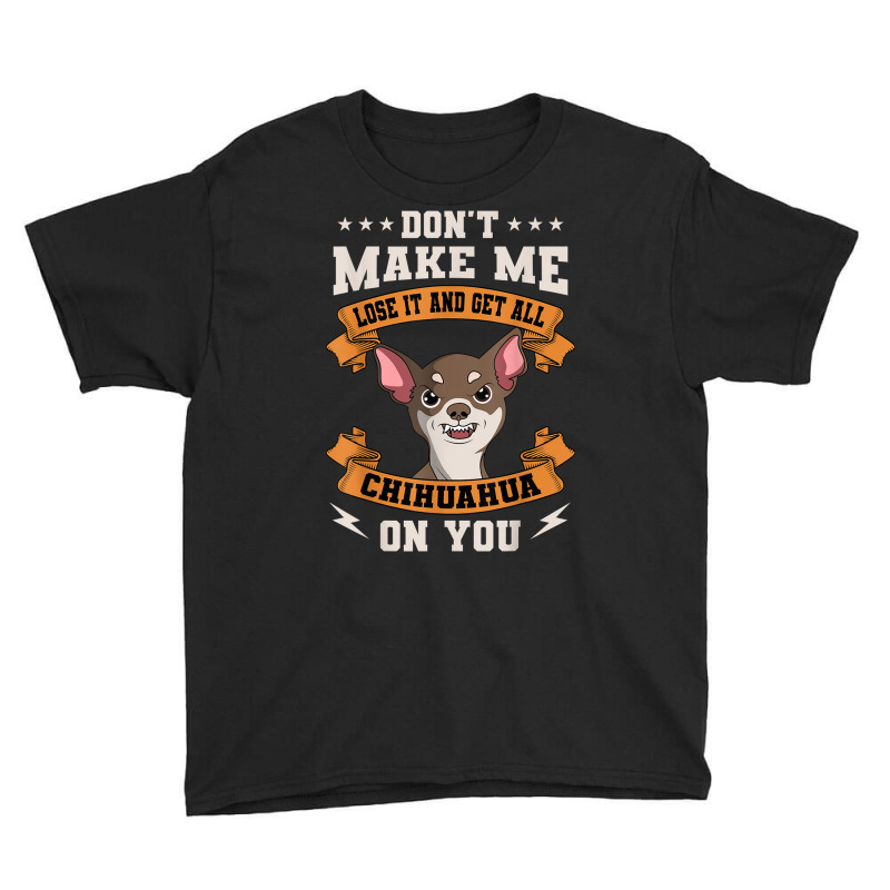 Chihuahua Angry Pet Animal Lover Dog Owner Breeder T Shirt Youth Tee by jessen | Artistshot