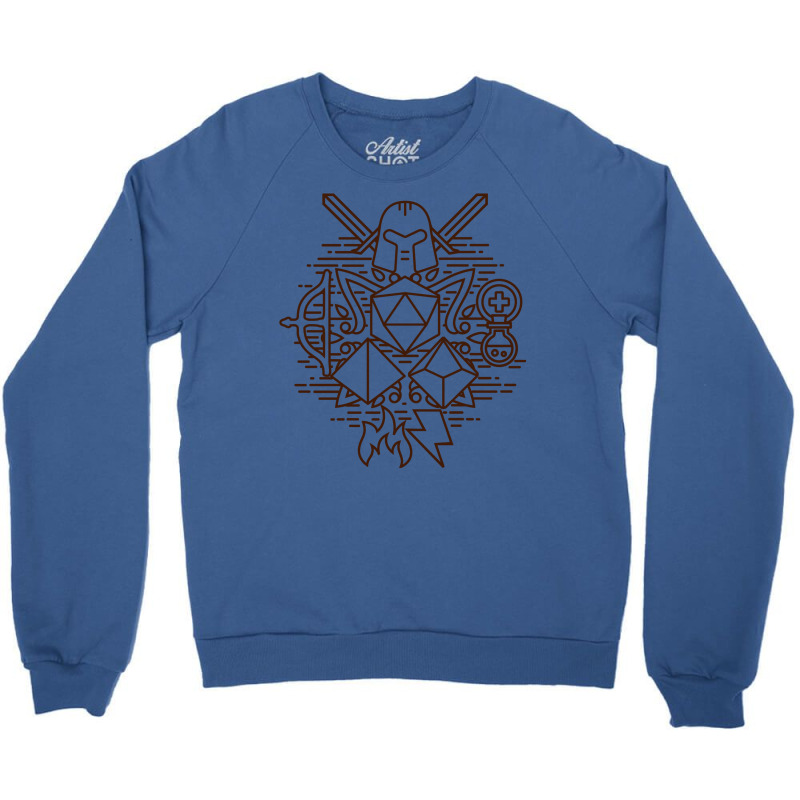 Rpg Minimal Crewneck Sweatshirt by enzycahojen | Artistshot