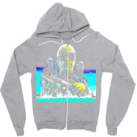 Shockwaves Zipper Hoodie | Artistshot