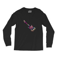 Music Note Guitar Long Sleeve Shirts | Artistshot