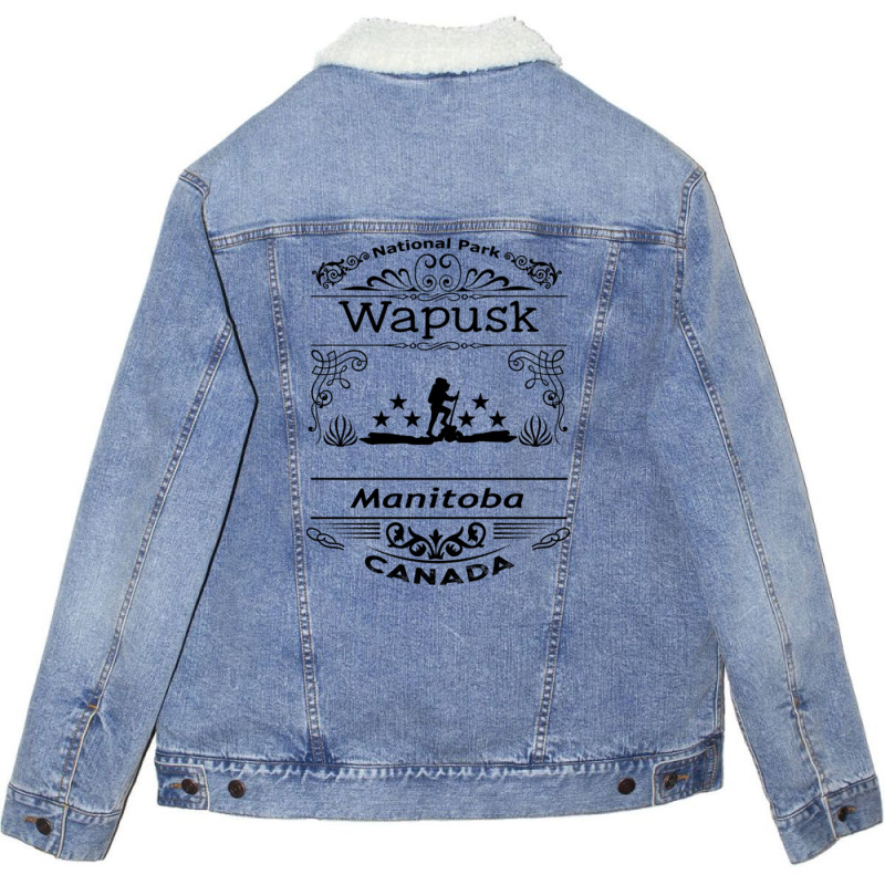 Wapusk National Park Manitoba Canada Unisex Sherpa-lined Denim Jacket | Artistshot