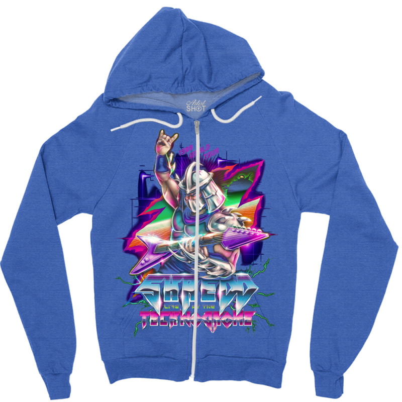 Shredd Live At The Technodrome In 1988 Zipper Hoodie | Artistshot