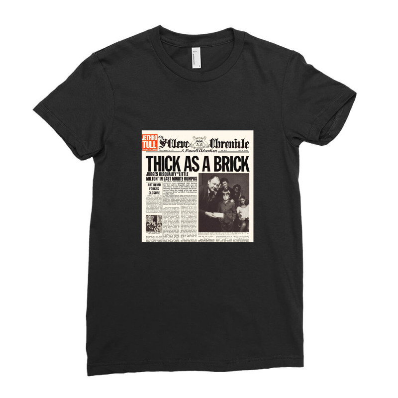 Jethro Tull - Thick As A Brick. Ladies Fitted T-Shirt by CindyAlford | Artistshot