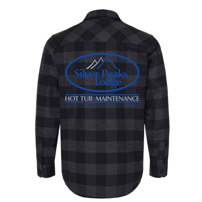 Silver Peaks Lodge   Hot Tub Maintenance Flannel Shirt | Artistshot