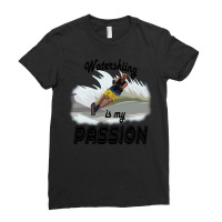 Waterskiing Is My Passion Ladies Fitted T-shirt | Artistshot