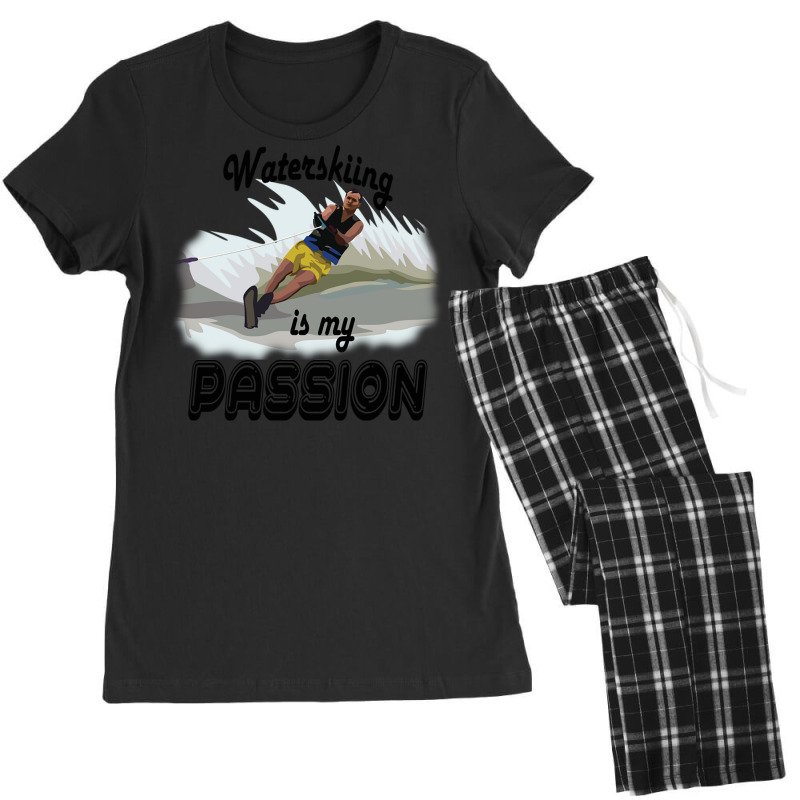 Waterskiing Is My Passion Women's Pajamas Set by Atep | Artistshot