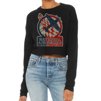 National Air Races Vintage Airplane Racing Design Cropped Sweater | Artistshot