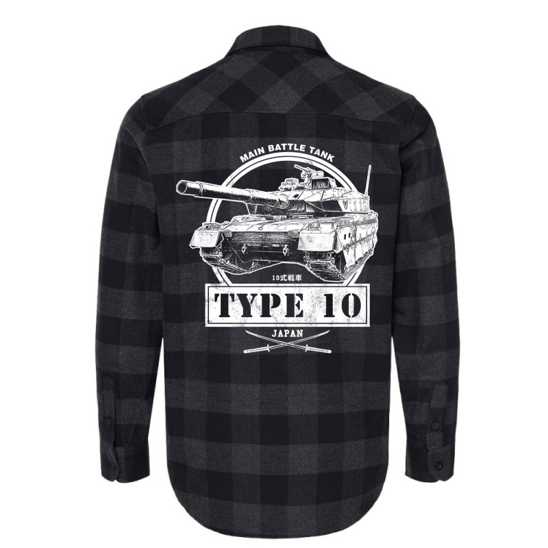 Type 10 Japanese Tank Flannel Shirt by saureropreanl | Artistshot