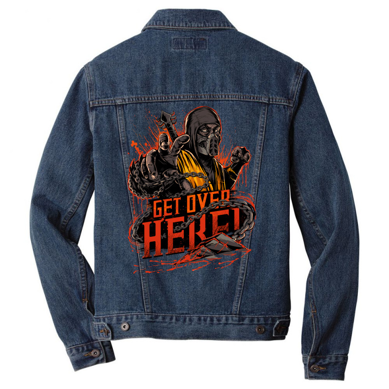 Scorpion 1 Men Denim Jacket by enzycahojen | Artistshot