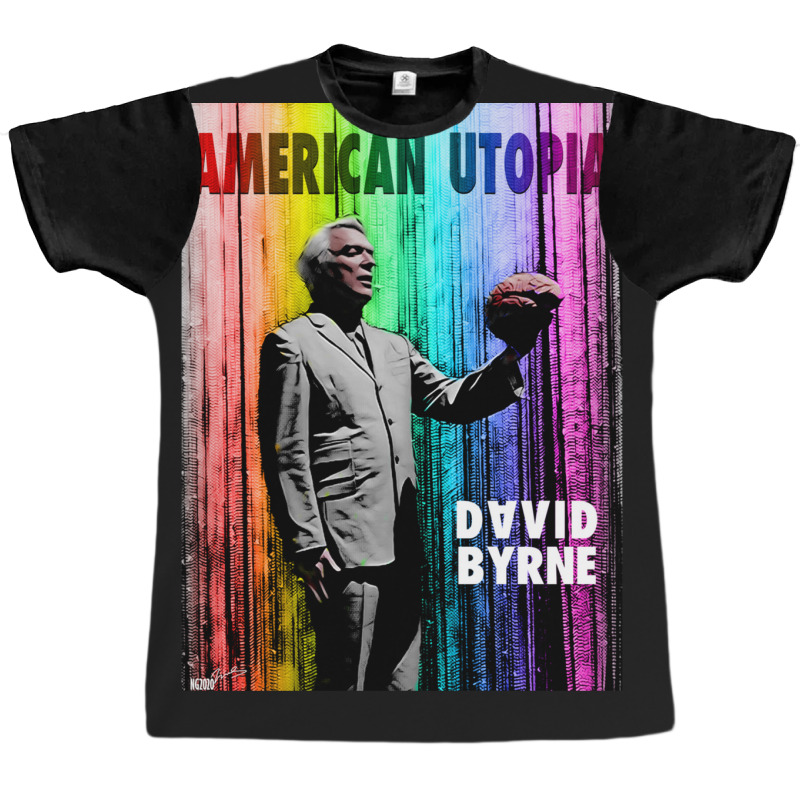 American Utopia (rainbow) Graphic T-shirt by AmyHogan | Artistshot