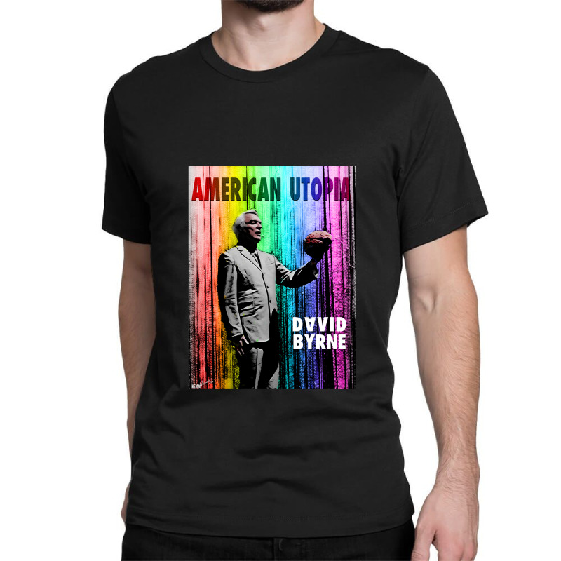 American Utopia (rainbow) Classic T-shirt by AmyHogan | Artistshot