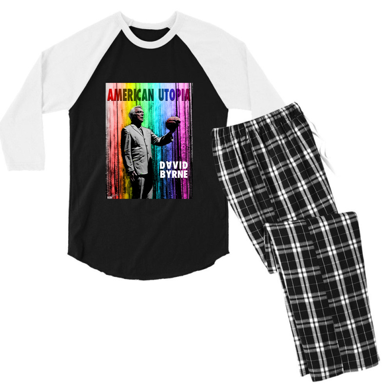 American Utopia (rainbow) Men's 3/4 Sleeve Pajama Set by MarkBressi | Artistshot