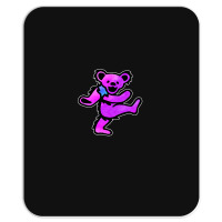 Pink Grateful Dancing Hippie Classic Rock Dead Bear Mousepad | Artistshot