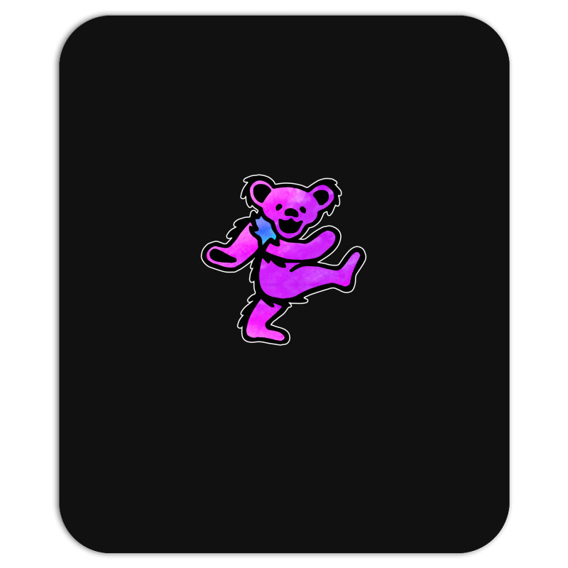 Pink Grateful Dancing Hippie Classic Rock Dead Bear Mousepad | Artistshot