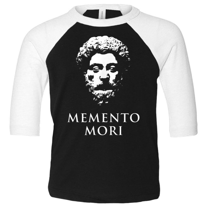 Memento Mori With Marcus Aurelius Head T Shirt Toddler 3/4 Sleeve Tee | Artistshot