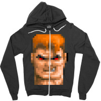 Wolfenstein 3d Bj Blazkowicz I Am Death Incarnated! Zipper Hoodie | Artistshot