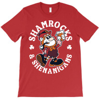 Shamrocks & Shenanigans   Irish Leprechaun   St Paddy's Day T-shirt | Artistshot