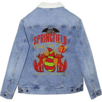 Springfield Chili Cook Off 1997 Unisex Sherpa-lined Denim Jacket | Artistshot