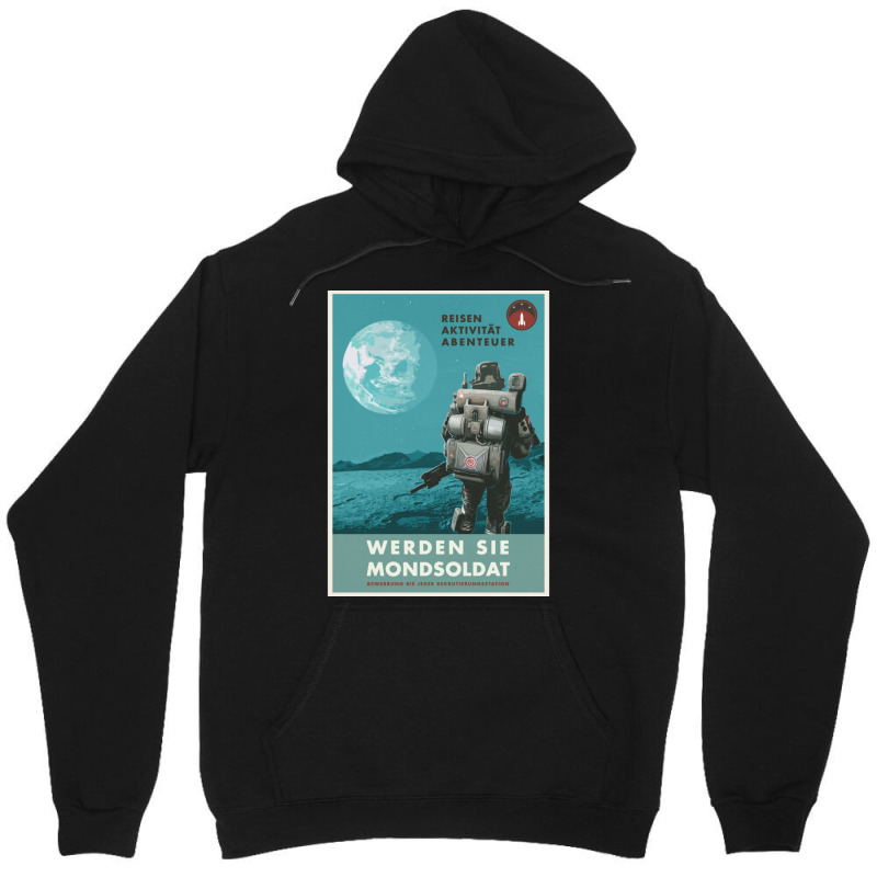 Wolfenstein Propaganda Adventure Poster Unisex Hoodie | Artistshot