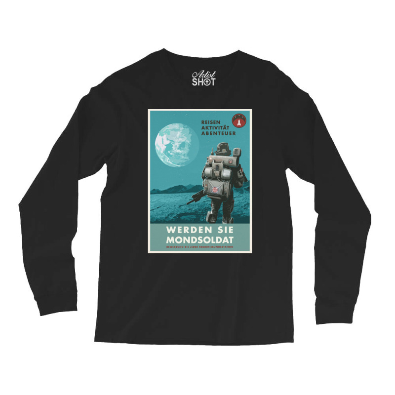 Wolfenstein Propaganda Adventure Poster Long Sleeve Shirts | Artistshot