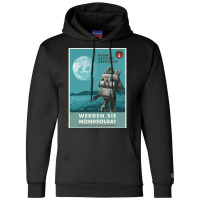 Wolfenstein Propaganda Adventure Poster Champion Hoodie | Artistshot