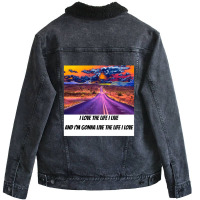 Roadrunner 1 Unisex Sherpa-lined Denim Jacket | Artistshot