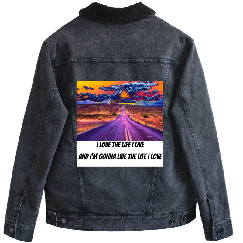 Roadrunner 1 Unisex Sherpa-lined Denim Jacket | Artistshot