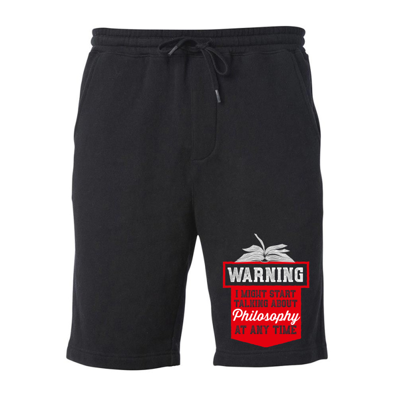 Warning Fleece Short | Artistshot