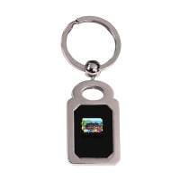 Artistshot Hot Trend Can We Go To The Beach, Please! Silver Rectangle Keychain | Artistshot