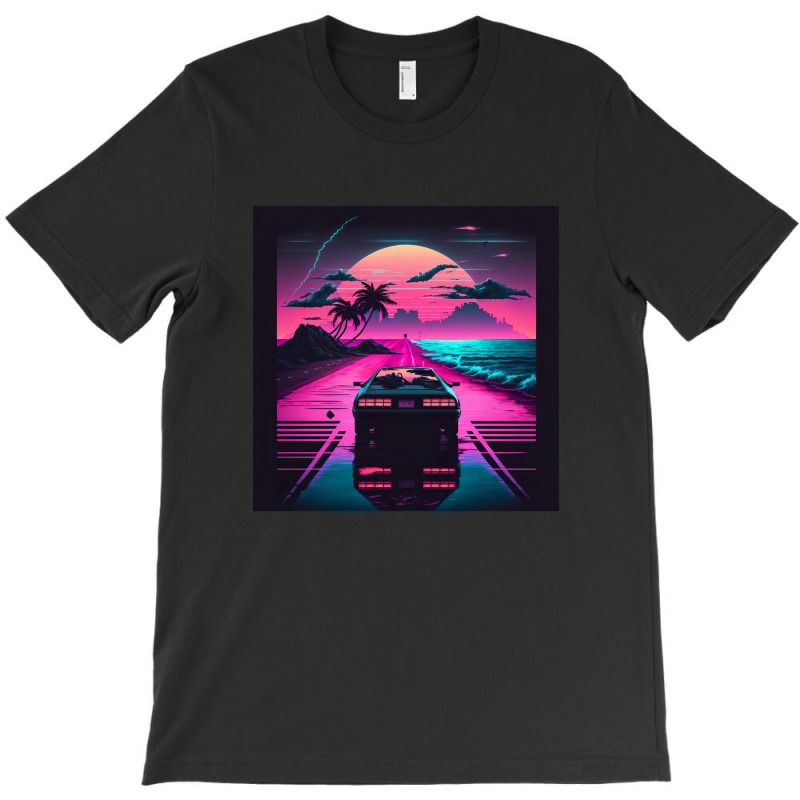 Car  Retro Synthwave T-Shirt by Agus Creative | Artistshot