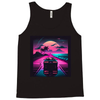 Car  Retro Synthwave Tank Top | Artistshot