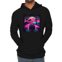 Car  Retro Synthwave Lightweight Hoodie | Artistshot