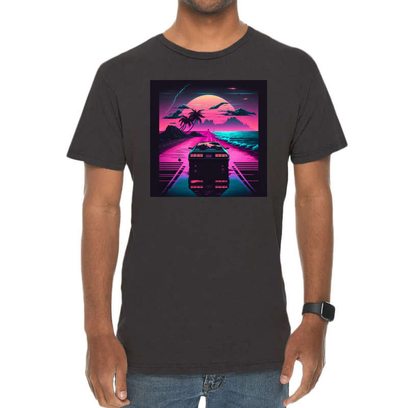 Car  Retro Synthwave Vintage T-Shirt by Agus Creative | Artistshot