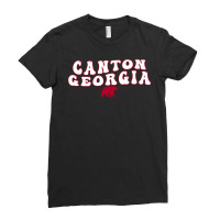 Artistshot Limited Edition Canton Canton Georgia Bear Ga Georgia Mount Ladies Fitted T-shirt | Artistshot