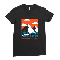 Table Rock Lake Mo Ladies Fitted T-shirt | Artistshot